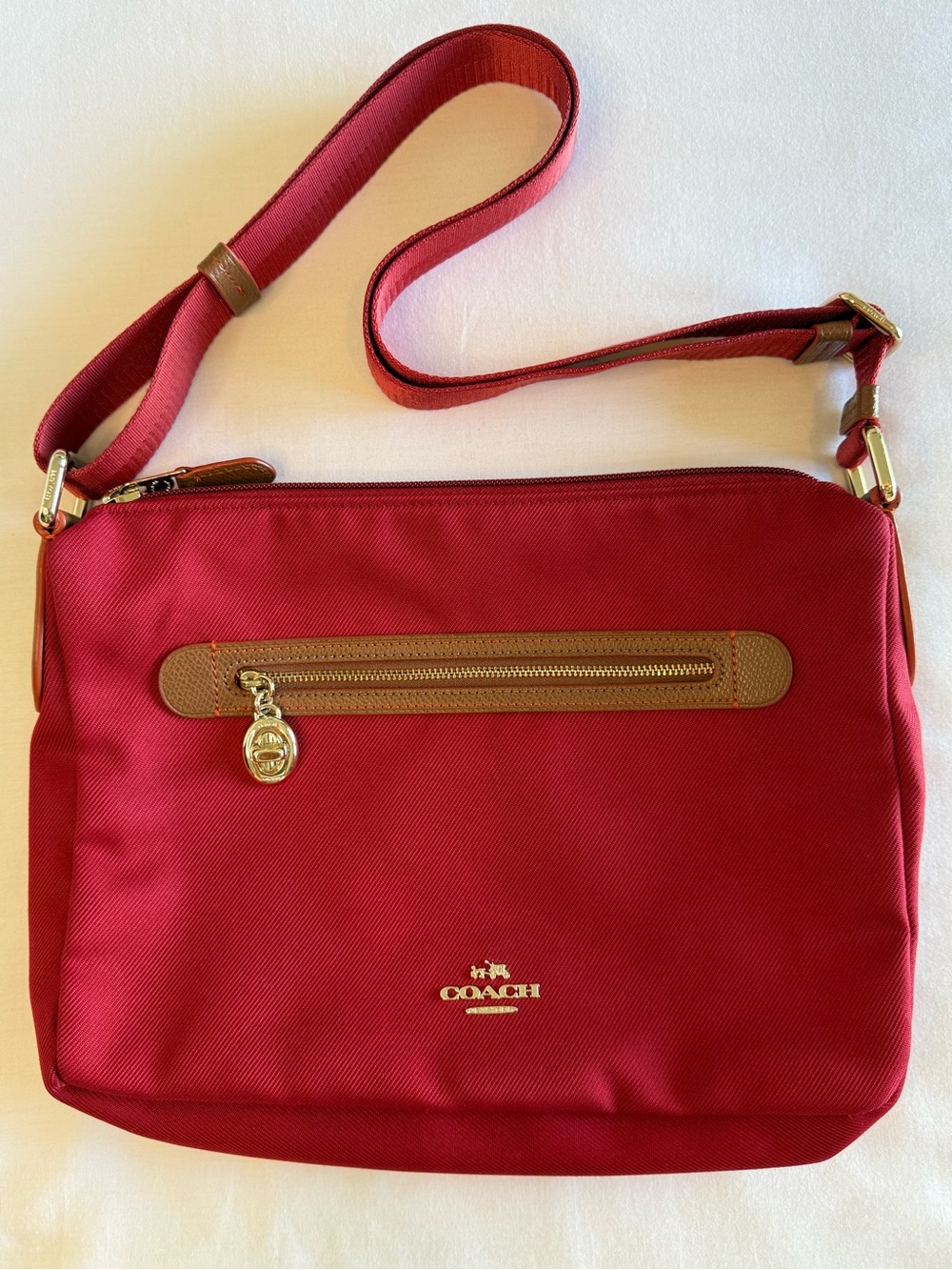 Coach Sawyer Crossbody Bag - Red - Clean